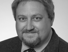 Black-and-white photo of Bill Goldstein